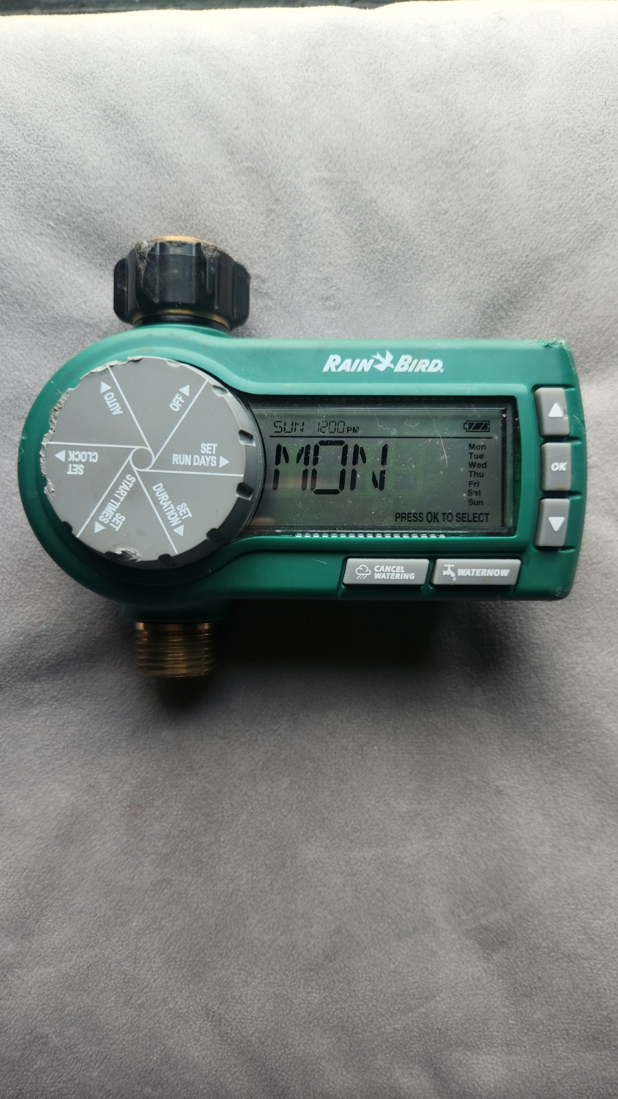 Rain Bird 1ZEHTMR 7-Day Setting Electronic Digital Hose End Timer, One Zone