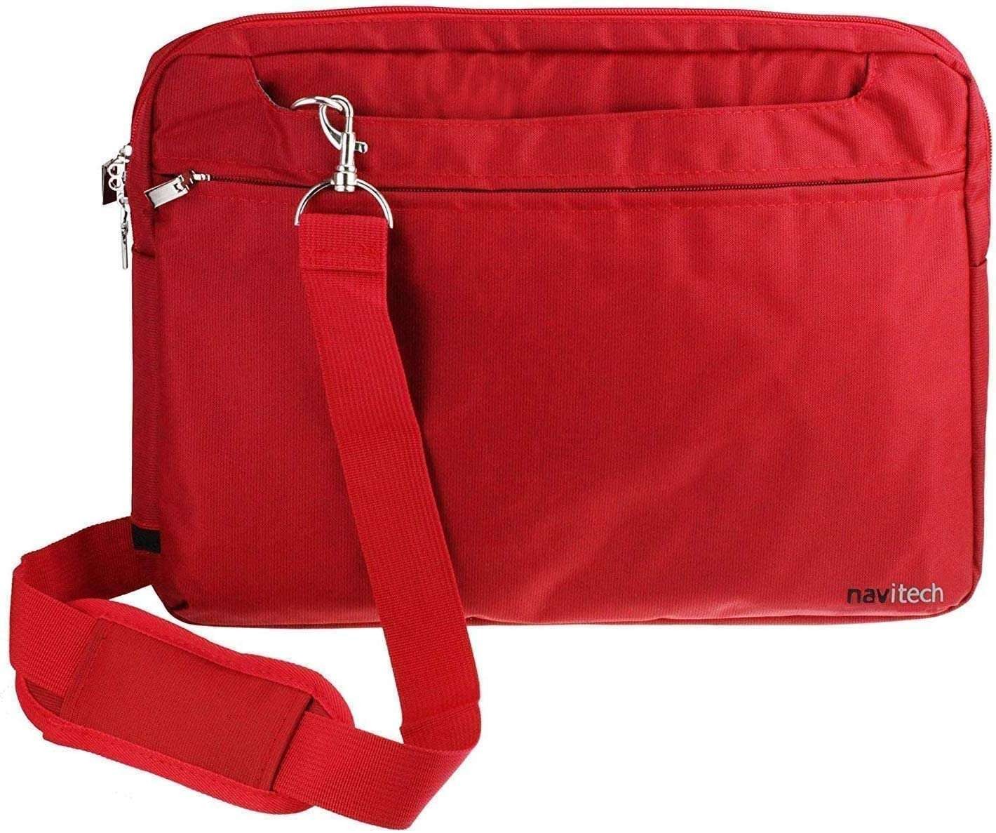 Navitech Red Bag For Majority 12ï -  Portable DVD Player