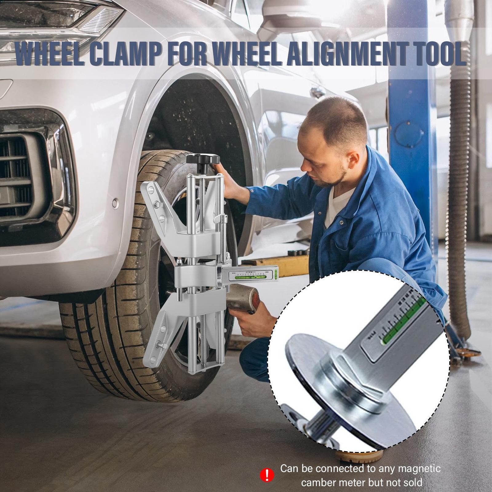 3D DSP Wheel Alignment Clamp Tool - Wheel Clamp for Wheel Alignment, 1 Clamp