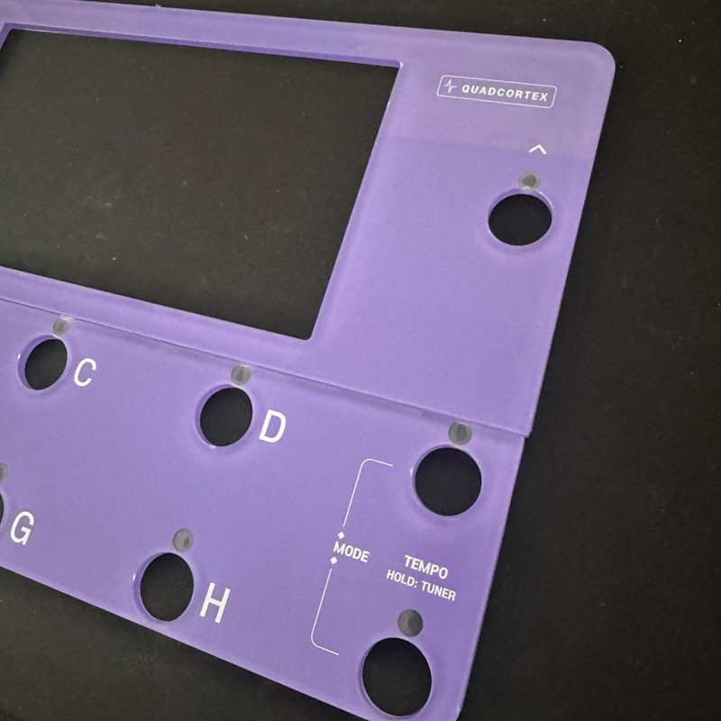 Neural DSP QUAD CORTEX Premium Acrylic Protective Cover Purple