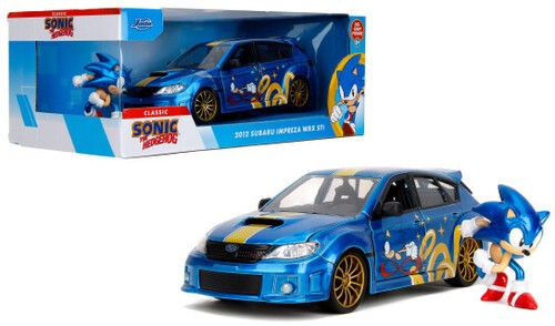 Jada Toys - 1:24 Sonic the Hedgehog - Hollywood Rides - '12 Subaru WRX STI with