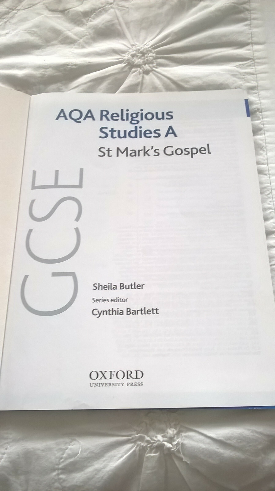 Oxford AQA Religious Studies A St, Mark's Gospel