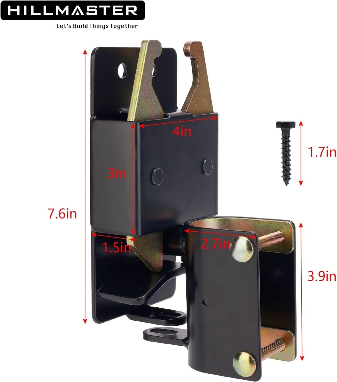 Heavy Duty 2 Way Farm Gate Latch Two Way Fence Gate Latch for Metal Gates Cattle