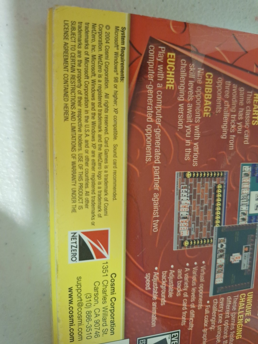 4 PC CD- ROM Software Games Used. See Pics For Titles.