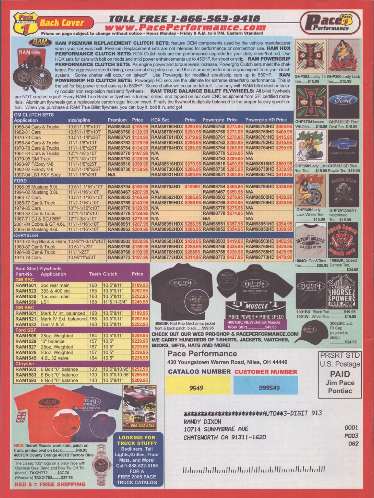 Pace Performance Catalog - Summer 2006 - 100 Pages