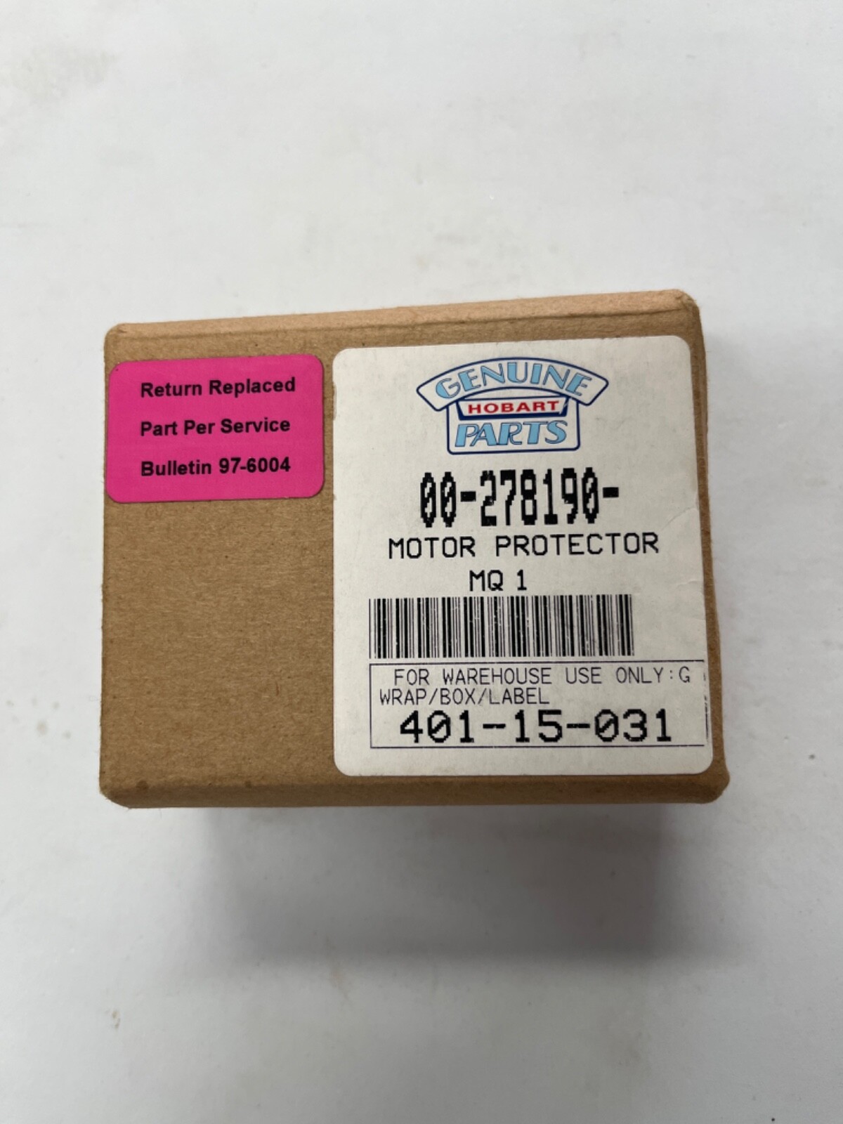 00-278190 MOTOR PROTECTOR HOBART AM12