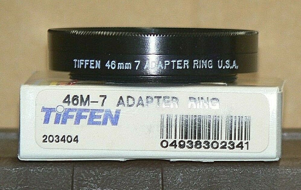 Tiffen 46 M-7 Screw-In Lens Adapter with Retaining Ring "New Old Stock"