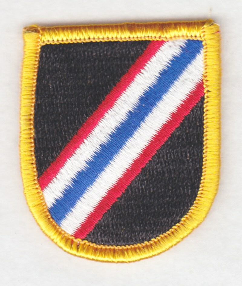 Army Beret Patch: 46th Special Forces Company - merrowed edge