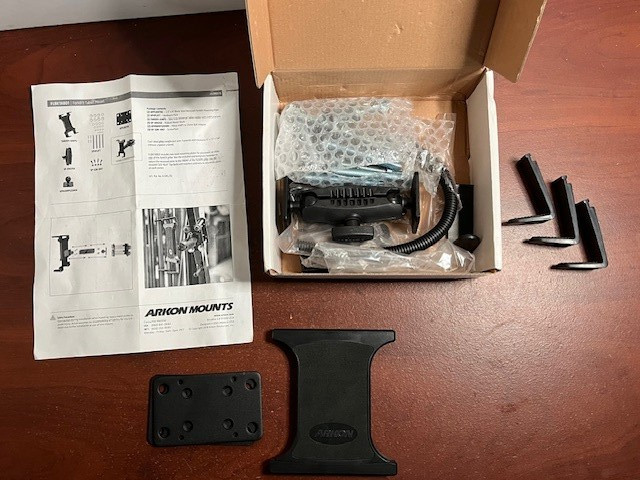 ARKON FLBKTAB01 Robust Forklift Pillar Tablet Mount Retail Black NEW