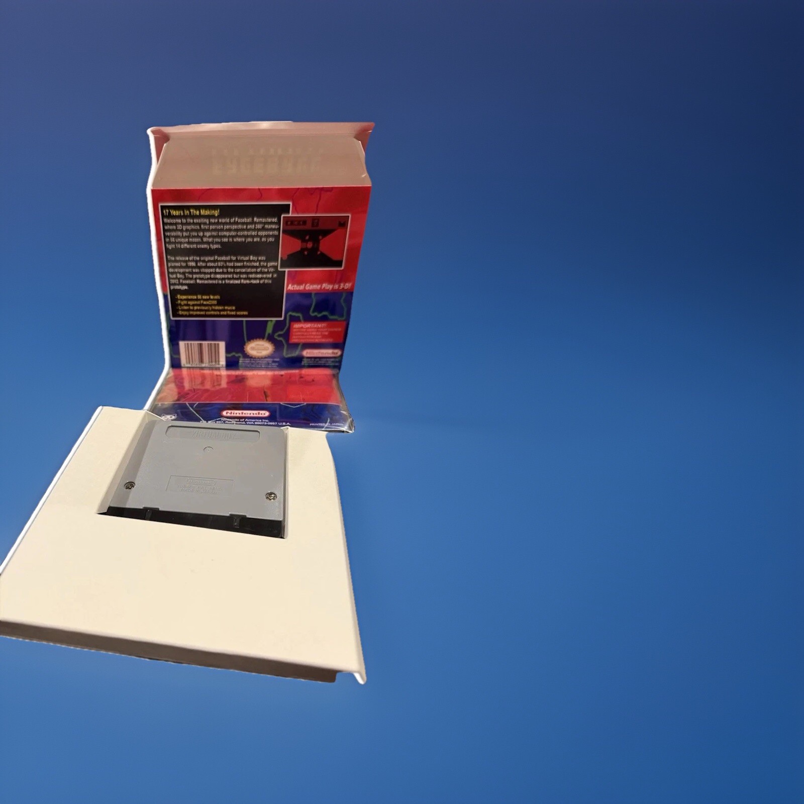 Virtual Boy Faceball Remastered Hombrew Prototype