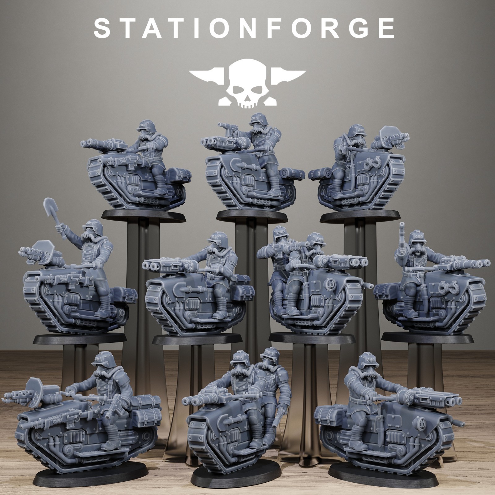 GrimGuard War Treader | Station Forge | Licensed 3D Printed Miniatures