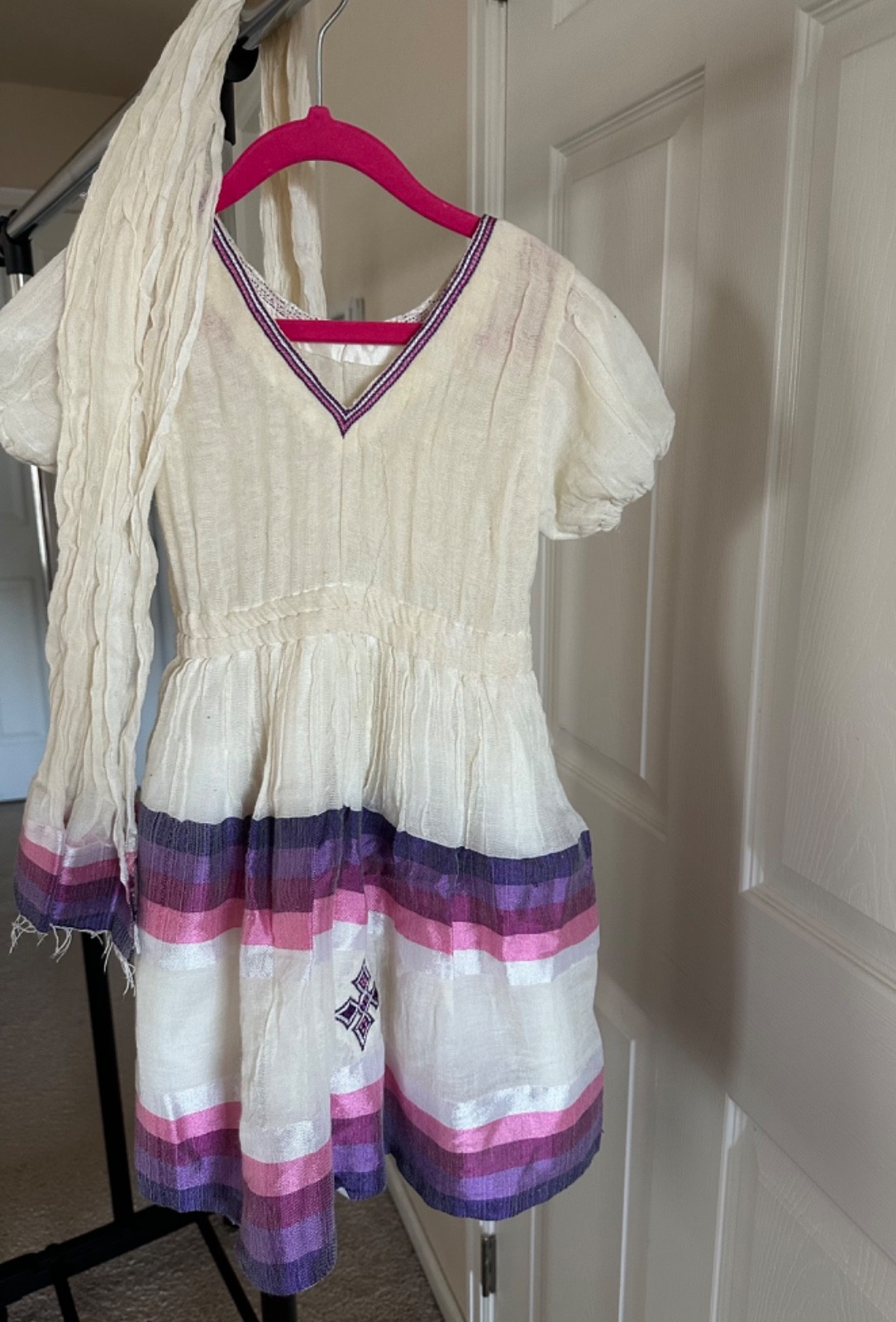 Ethiopian Habesha National Dress for Girls Babies 2 year Old Size