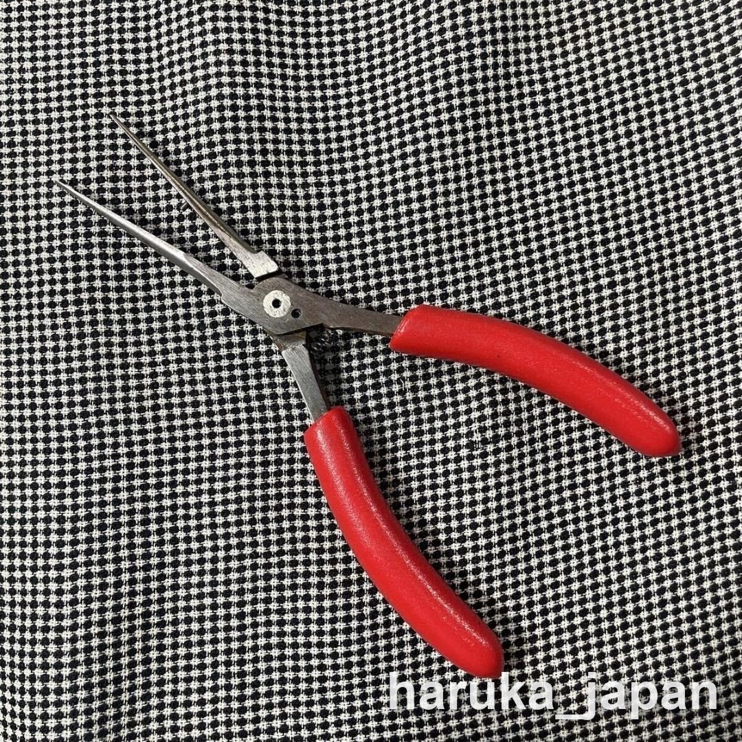 Snap-on E703BCG Spring Loaded Needle Nose Pliers Electronic Red [Used]