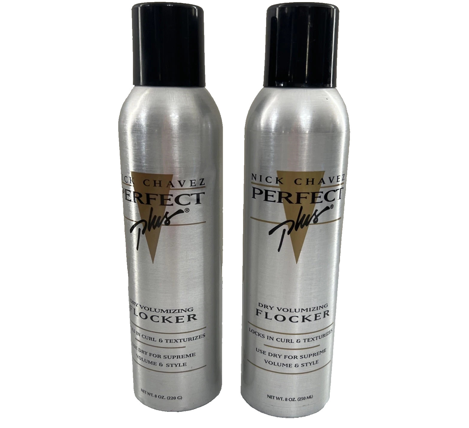 Lot of 2 ~ Nick Chavez Perfect Plus Dry Volumizing Texturizing Flocker ~ 8 fl oz