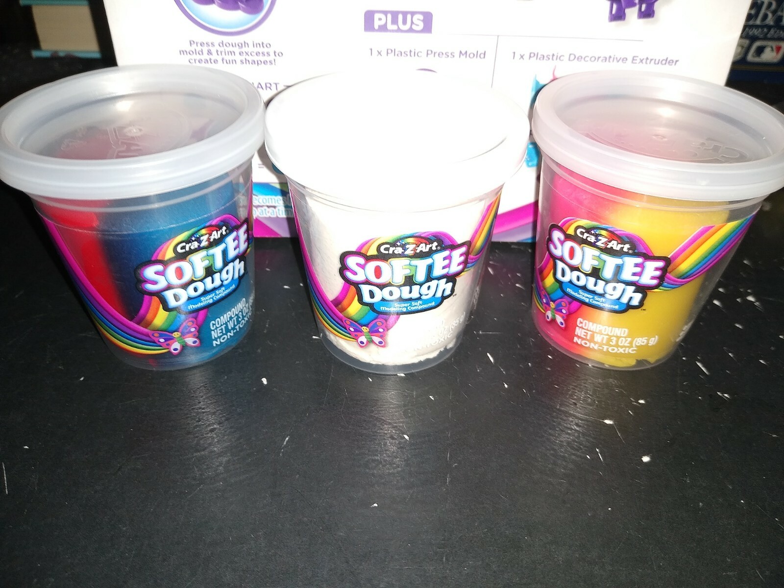 Cra-Z-Art Softee Dough Sparkling Unicorns - children's toy craft kit