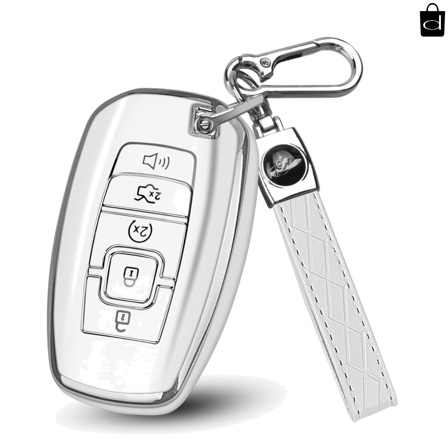 for Lincoln Key Fob Cover Compatible with Aviator Corsair Nautilus Navigator Con