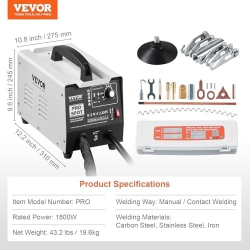 VEVOR Vehicle Panel Spot Puller Dent Spotter Spot Dent Puller