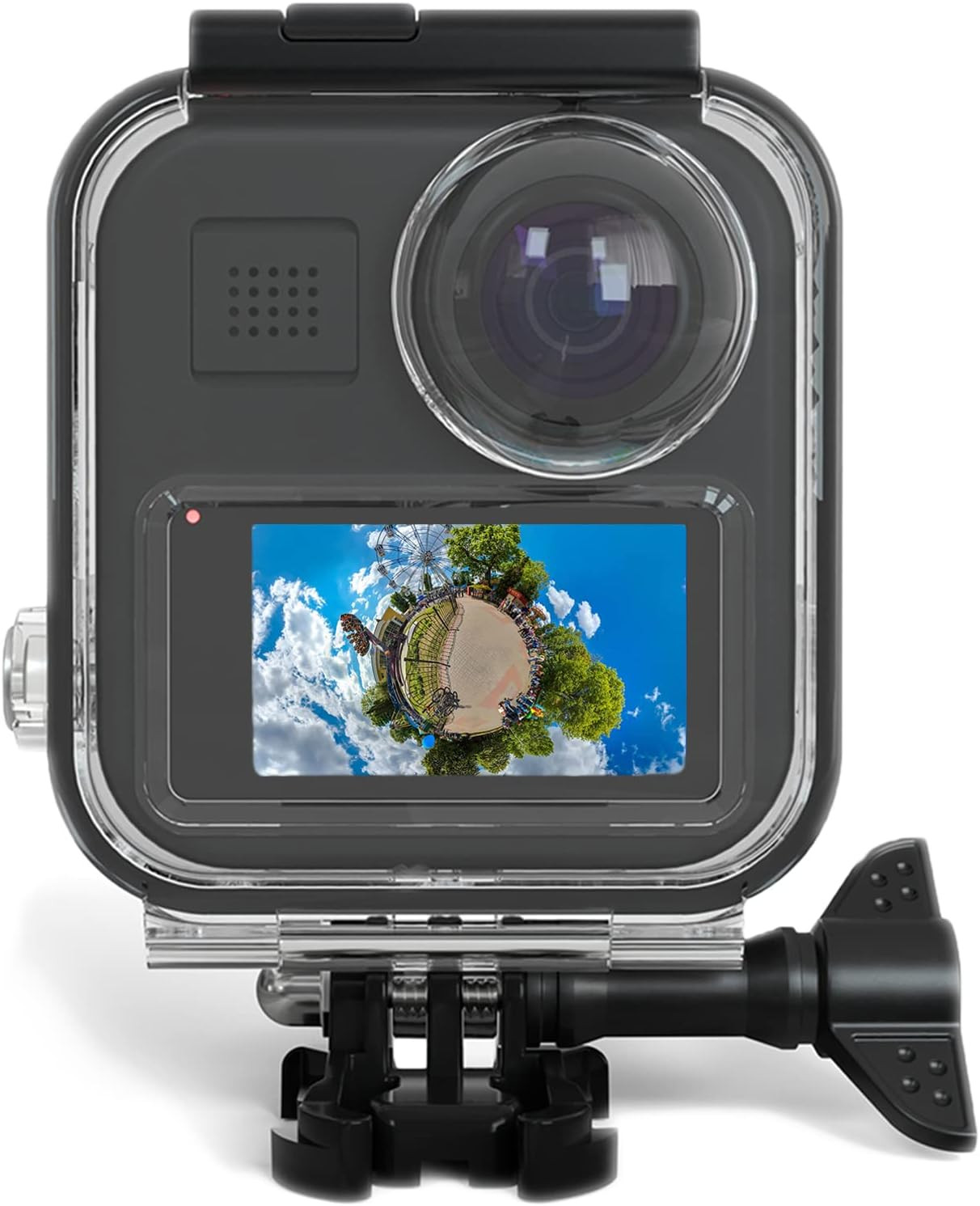 FiTSTILL Waterproof Case for Go Pro MAX 360 (2019),147FT/45M Touchscreen Diving