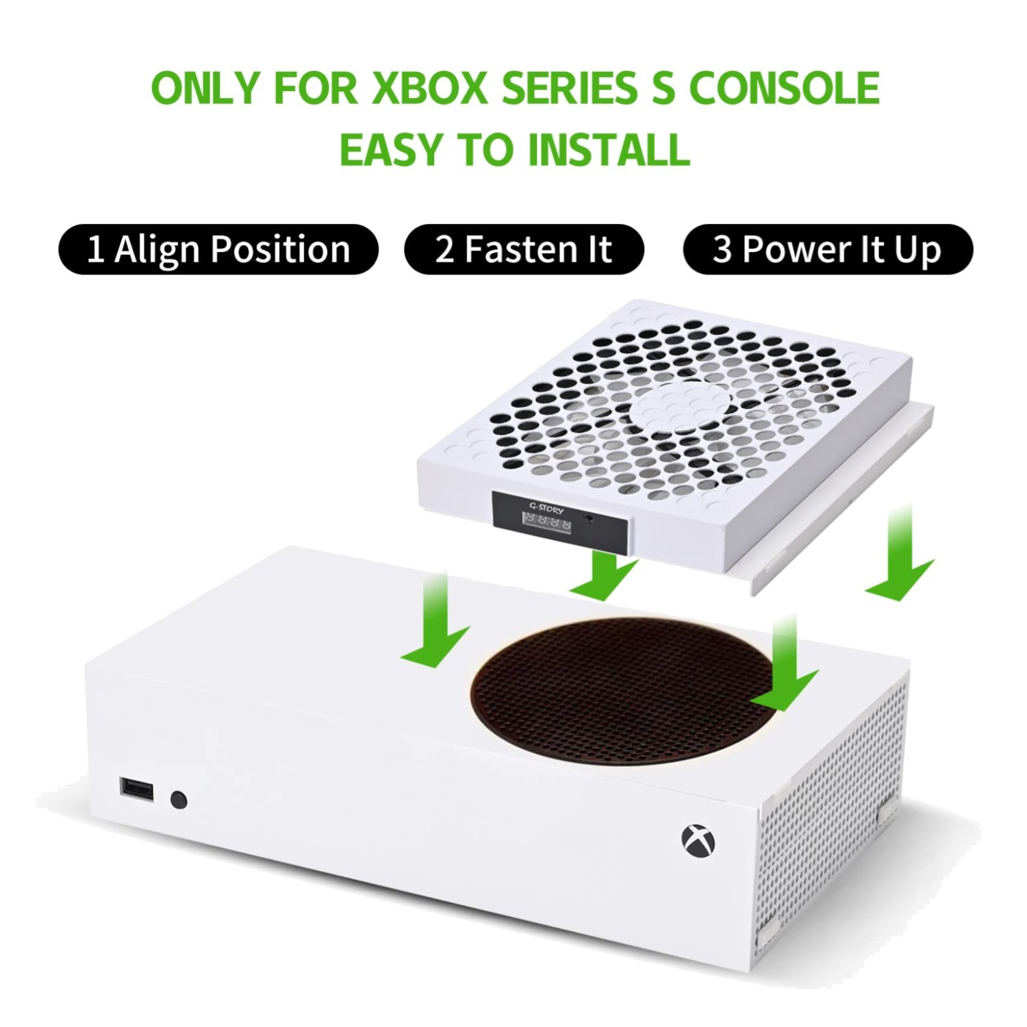 Xbox Series S Cooling Fan with Temperature Control