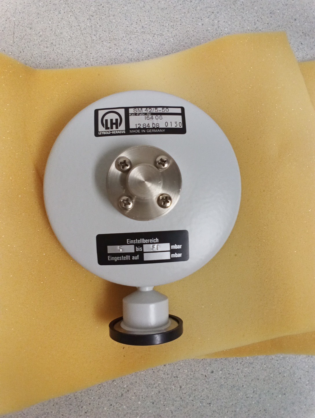 Leybold SM42/5-50 16407 Diaphragm Pressure Switch