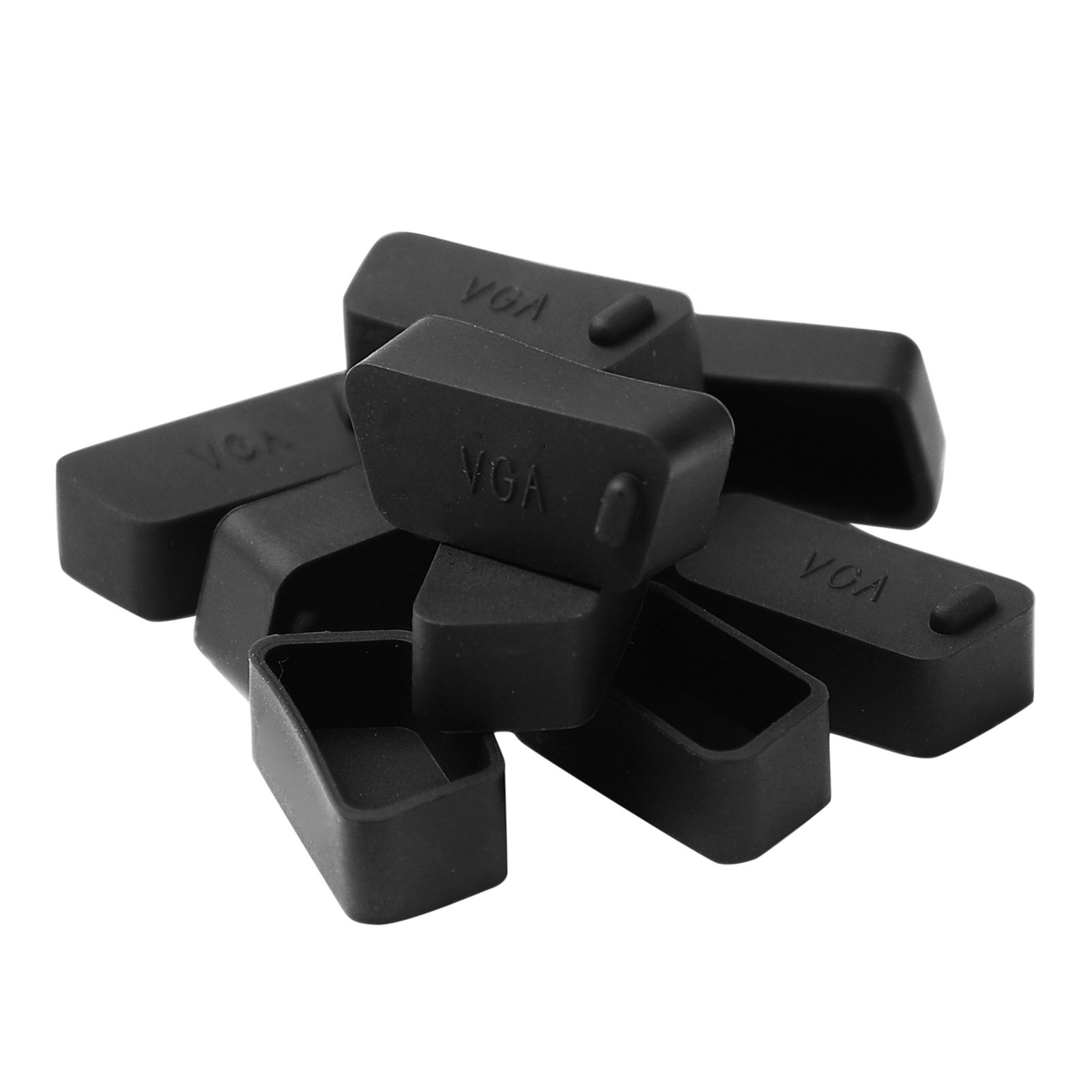 Silicone VGA Female Port Cover Anti Dust Cap, Port Plug Protector for D-Sub