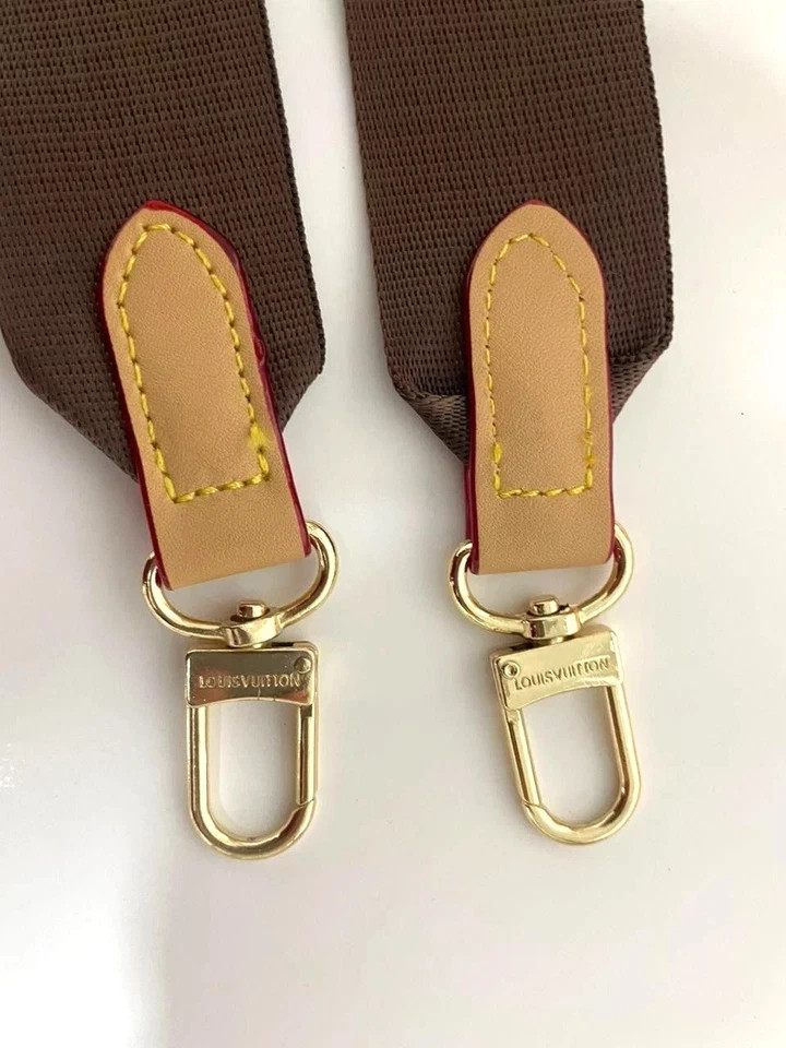 Louis Vuitton Shoulder Strap Adjustable Crossbody Shoulder Replacement Brown
