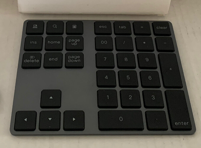 Bluetooth Numeric Keypad, 34-key
