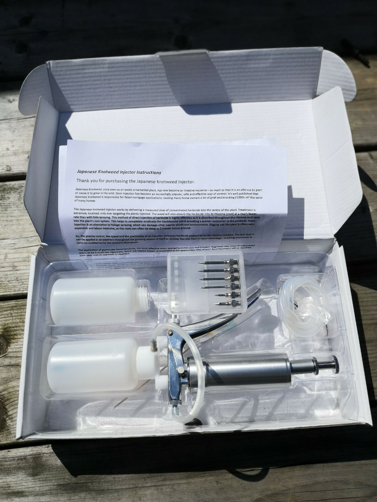 knotweed injector, 2025 model with 9 needles.
