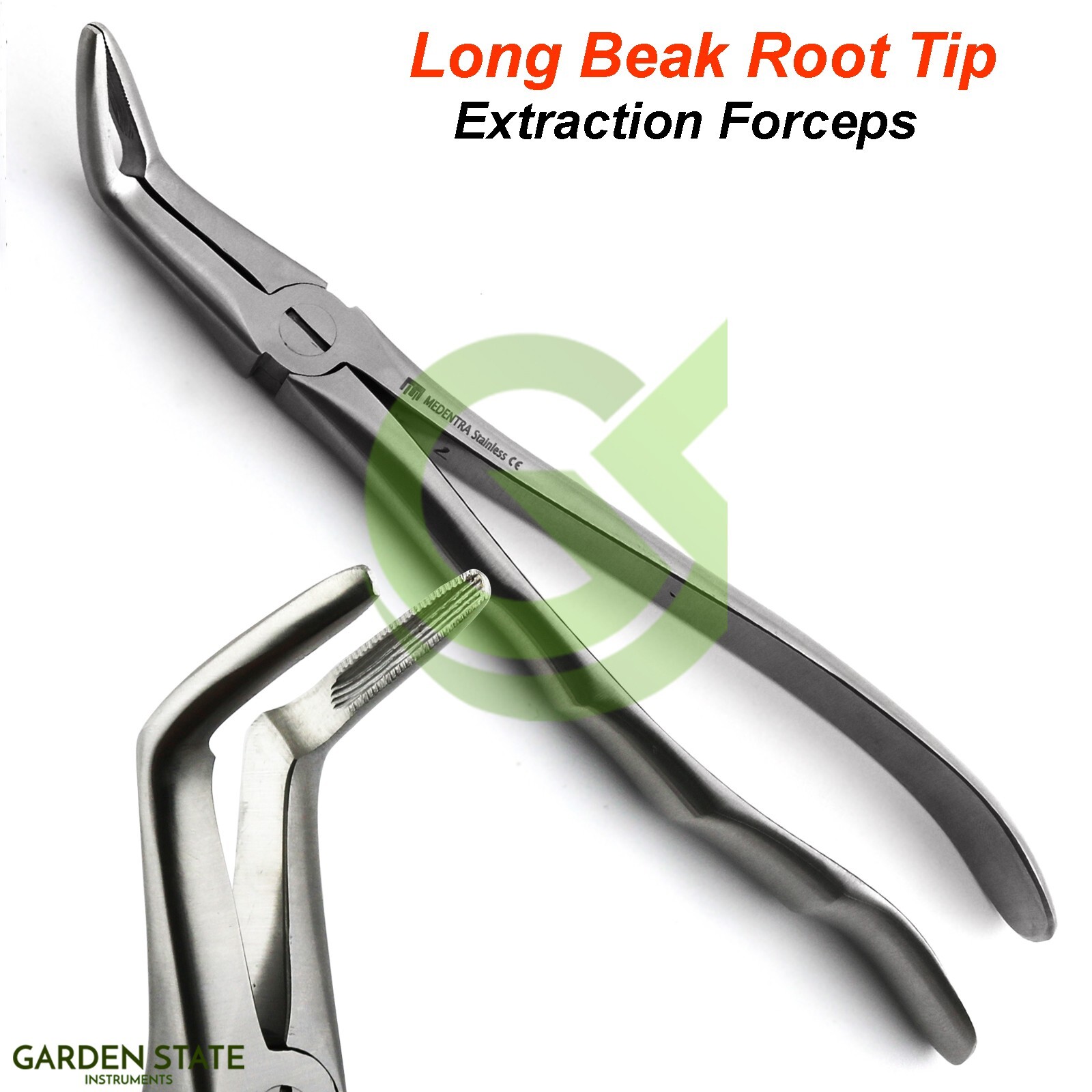 Dental Endo File Root Splinter Tooth Extraction Long Beak Forceps Implant