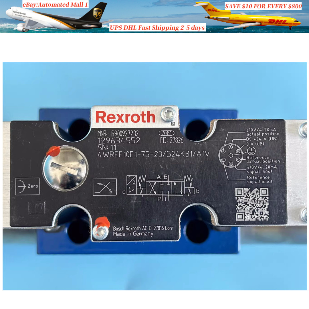 1PC R900927232 4WREE10E1-75-2X/G24K31/A1V REXROTH valve DHL shipping