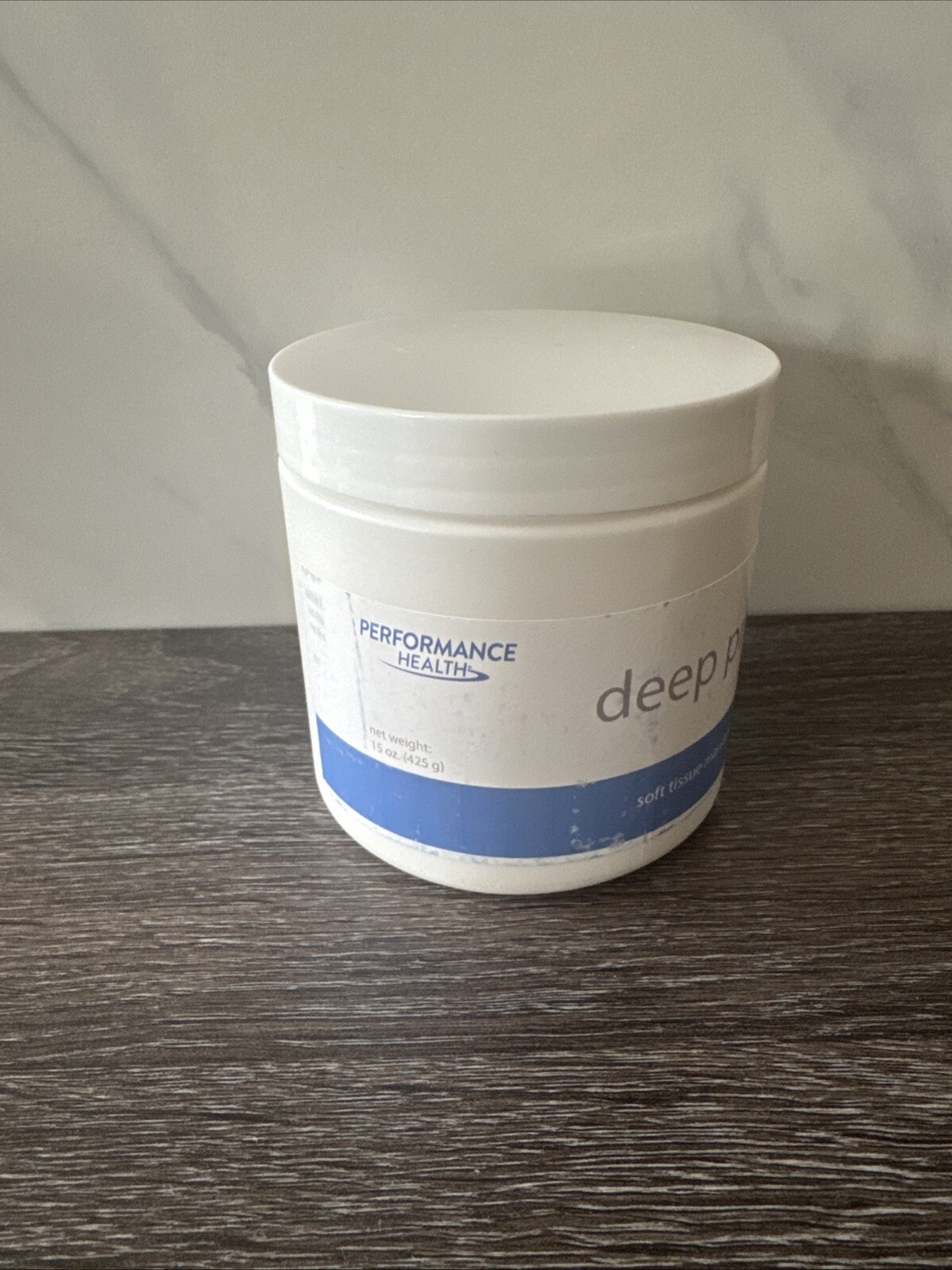 Deep Prep II Soft Tissue Massage Cream 15 oz Jar Performance Health Exp 07/2026