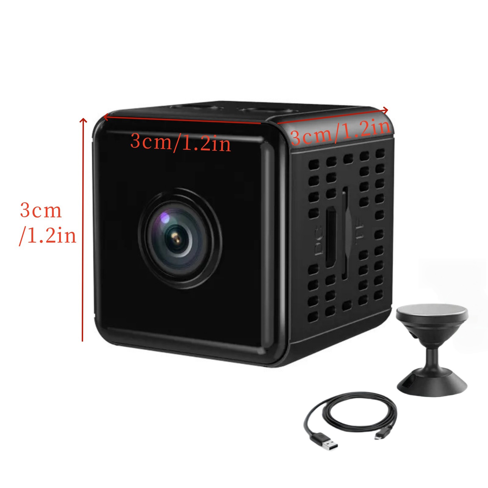 All-in-One Mini Camera Night Vision Motion Detection Remote View Home Security