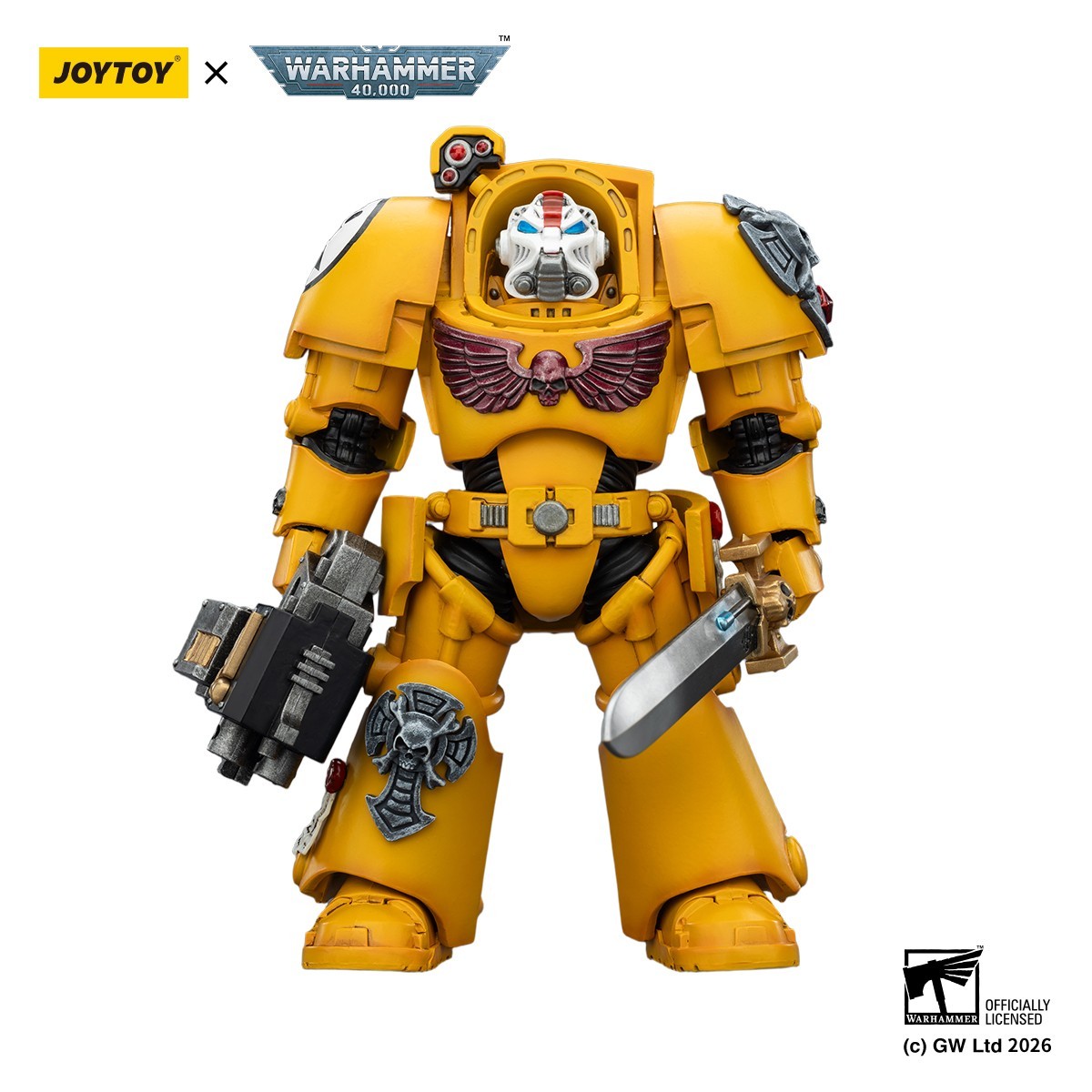 JOYTOY Warhammer 40K 1/18 Action Figure Imperial Fists Terminator 1