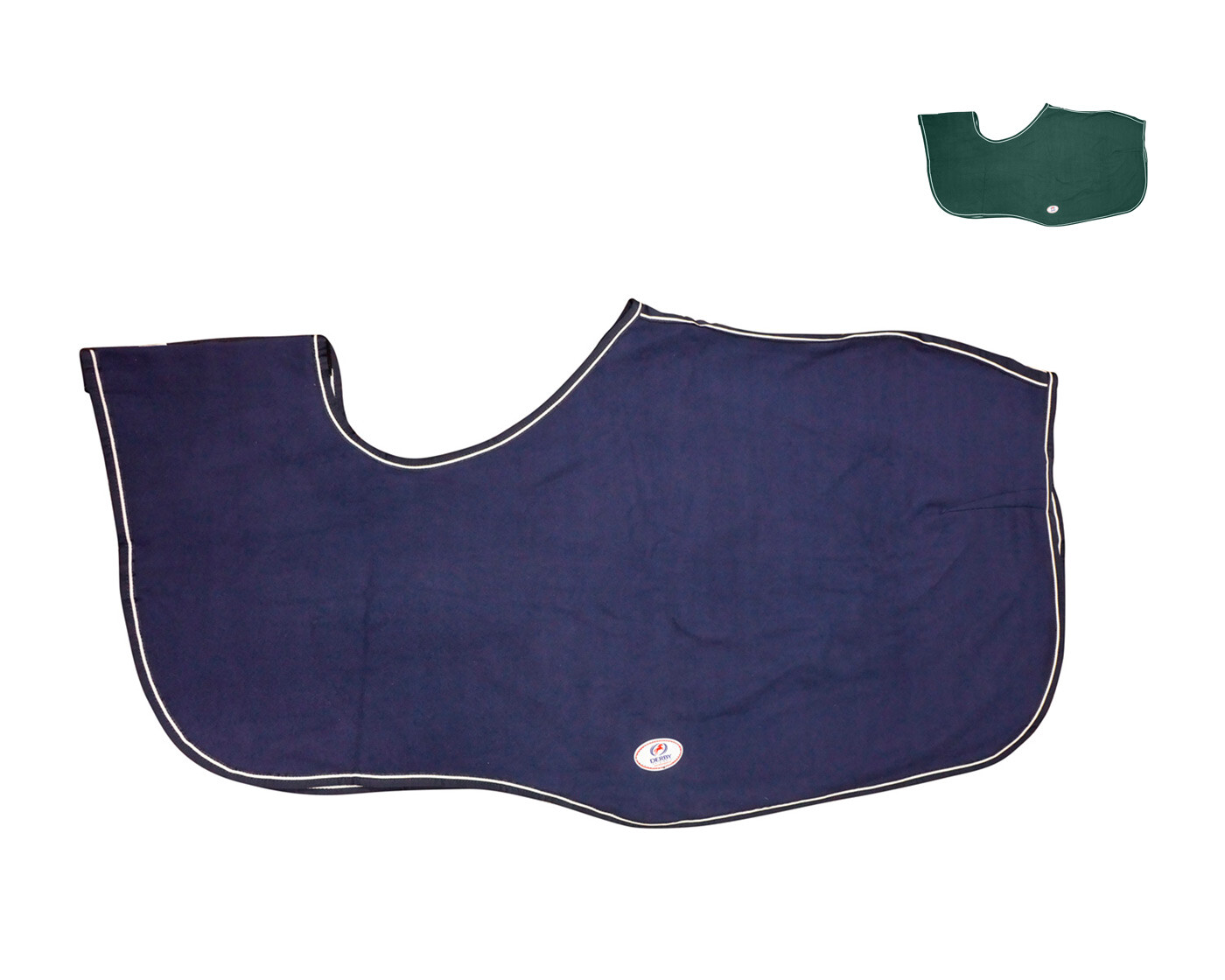 Derby Originals Classic Horse Polar Fleece Keyhole Quarter Sheet or Exercise Rug