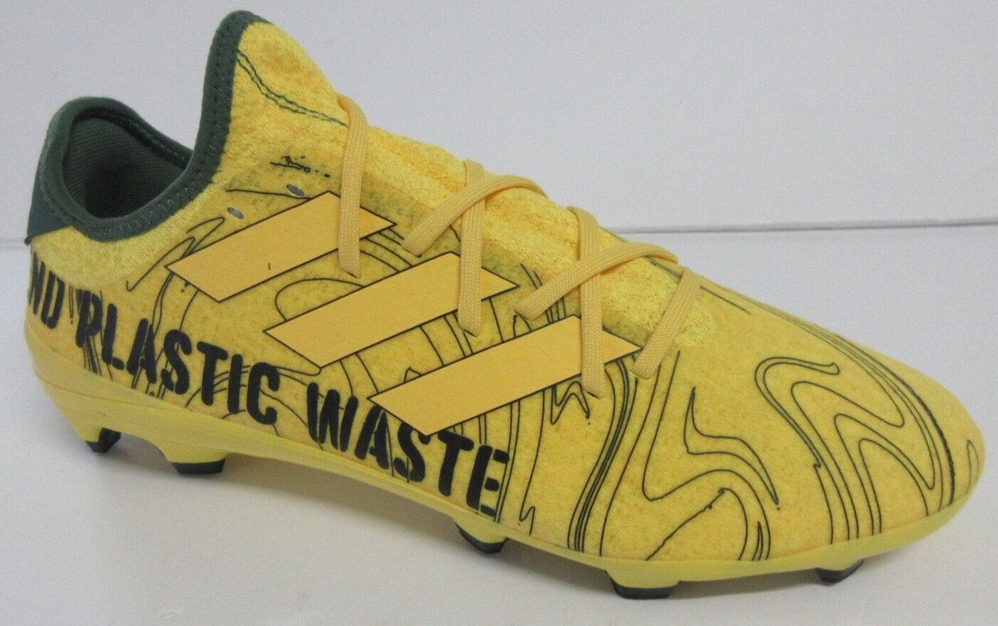 Adidas HR1739 Unisex Gamemode Knit Firm Ground Yellow Soccer Cleats Size 10M/11W