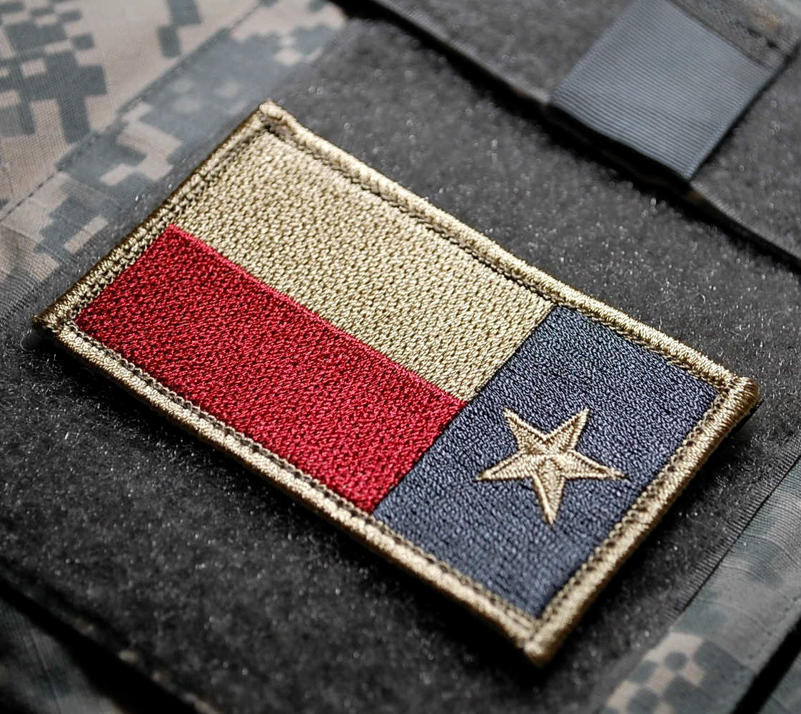 KANDAHAR TALIZOMBIE​© WHACKER PRO-TEAM JTF REVERSED TEXAS SUBDUED vêlkrö FLAG