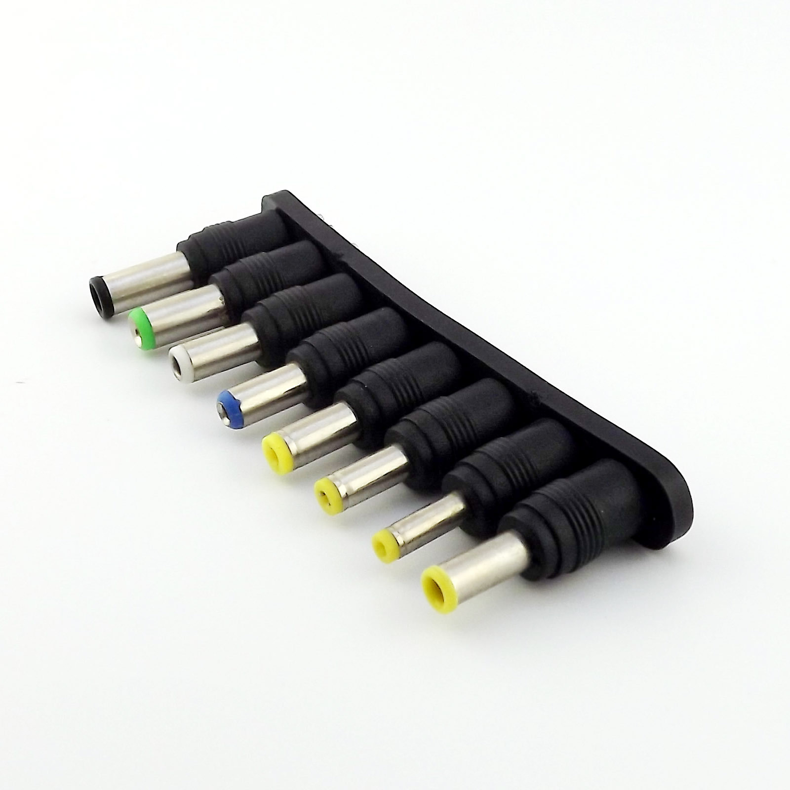 8Pcs/set Universal DC AC 2 Pin Plug Charger Tip Power Straight Adapter Laptop