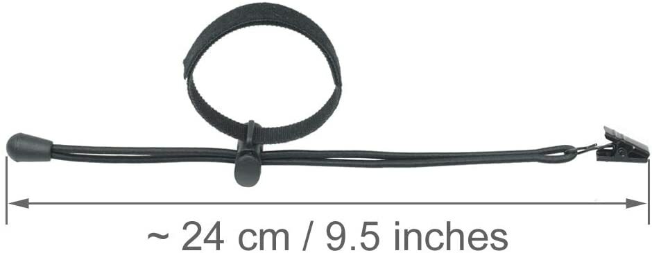 8 Piece Multi-Functional Strap & Clip for Backdrop Support Stands (Black)