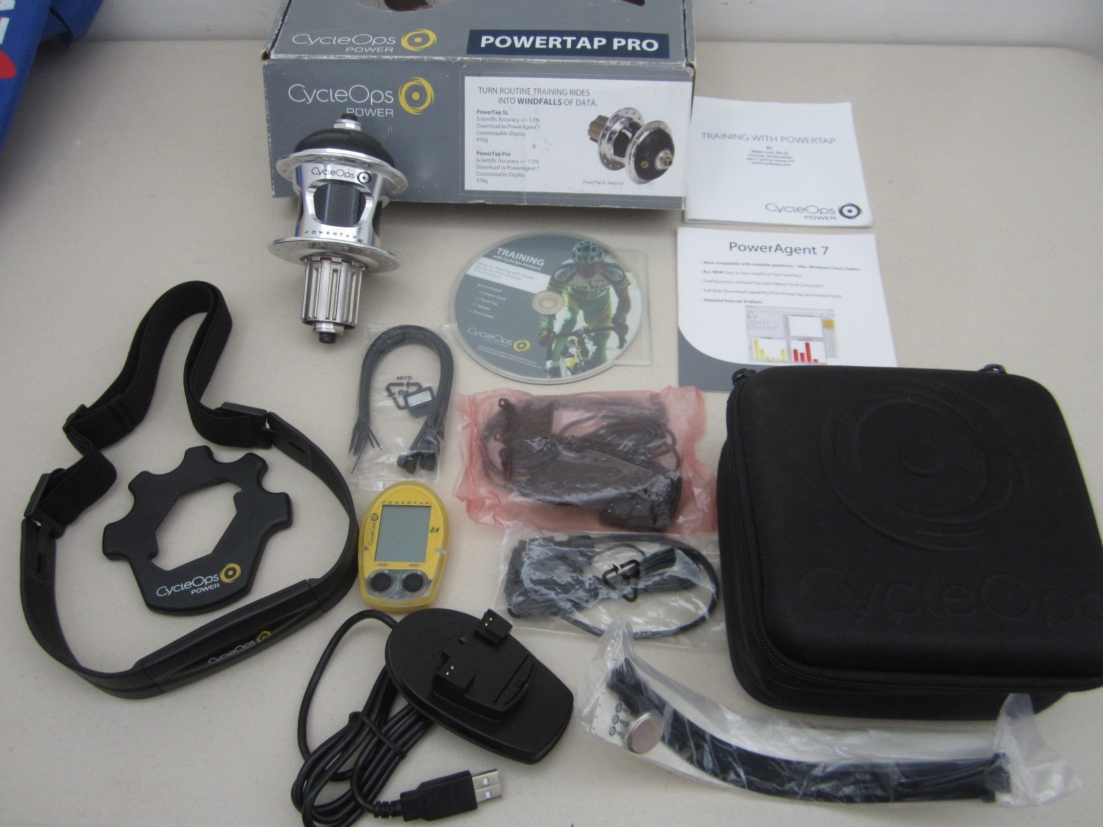 CycleOps PowerTap Pro  SL w/ Computer + Accessories Brand New Open Box MSRP $900