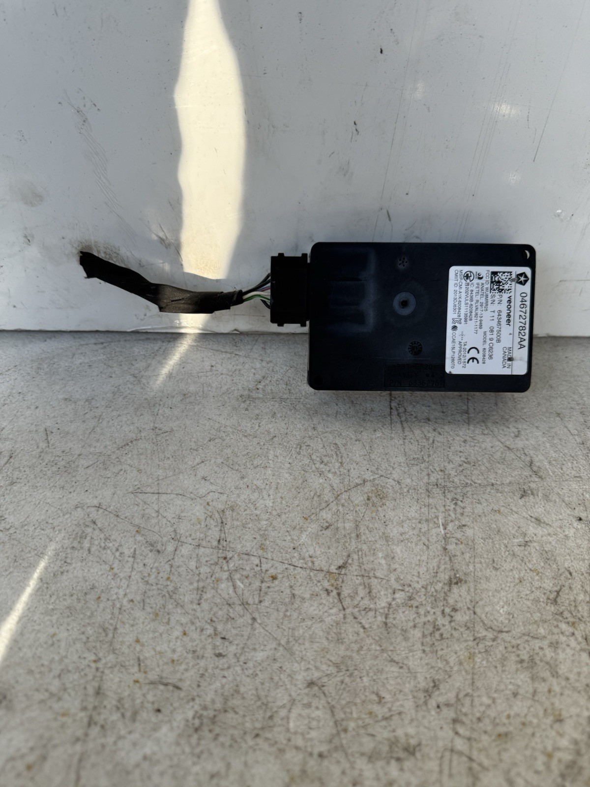2019 DODGE CHARGER BLIND SPOT DETECTION MODULE 04672782AA