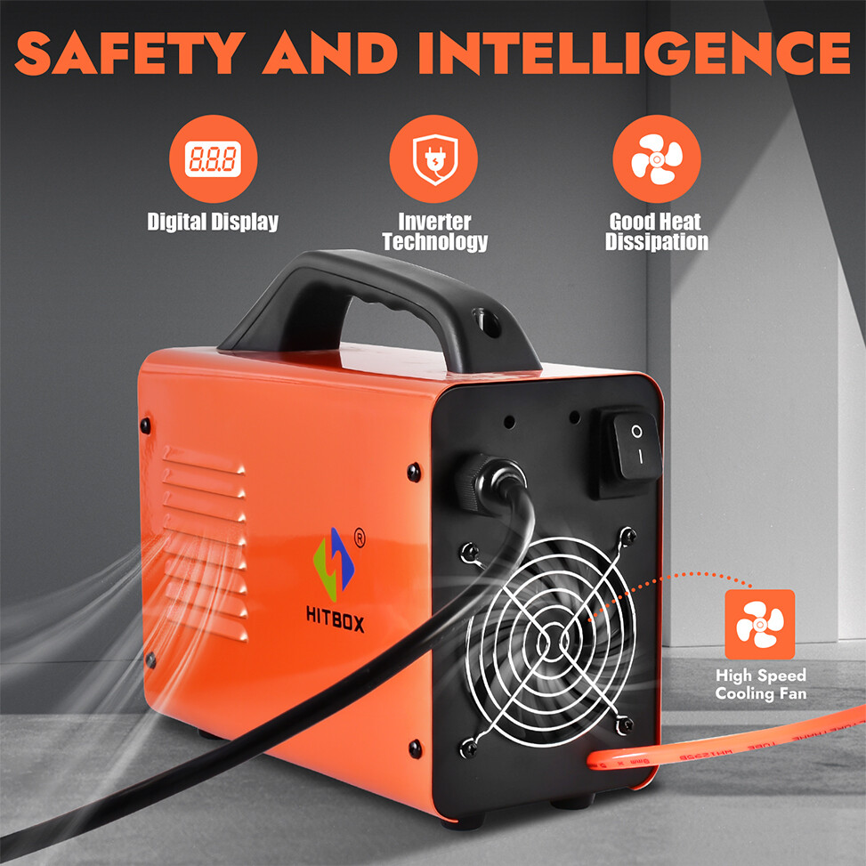HITBOX Pilot Arc Plasma Cutter Portable 45Amp Non-Touch Non-HF ARC Plasma Cutter