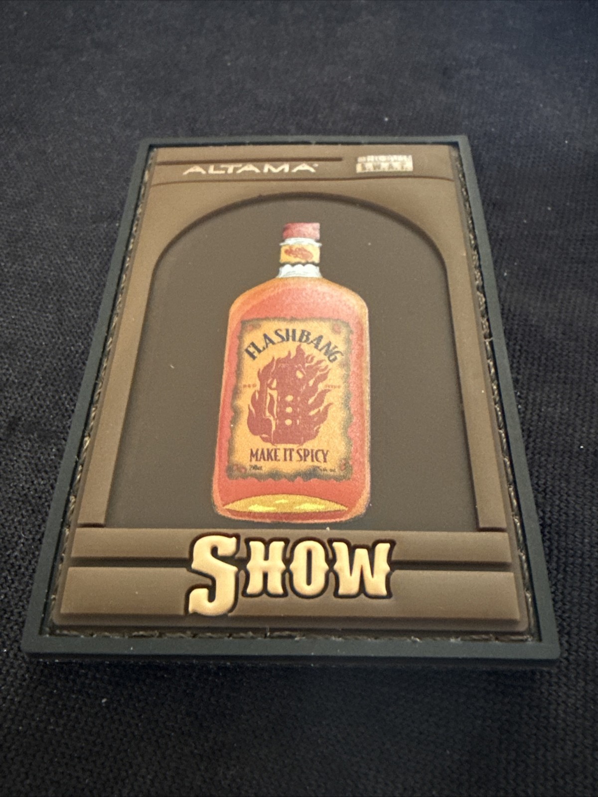 Shot Show 2026 Altama Original SWAT Flashbang PVC Hook Loop 3” Tactical Patch