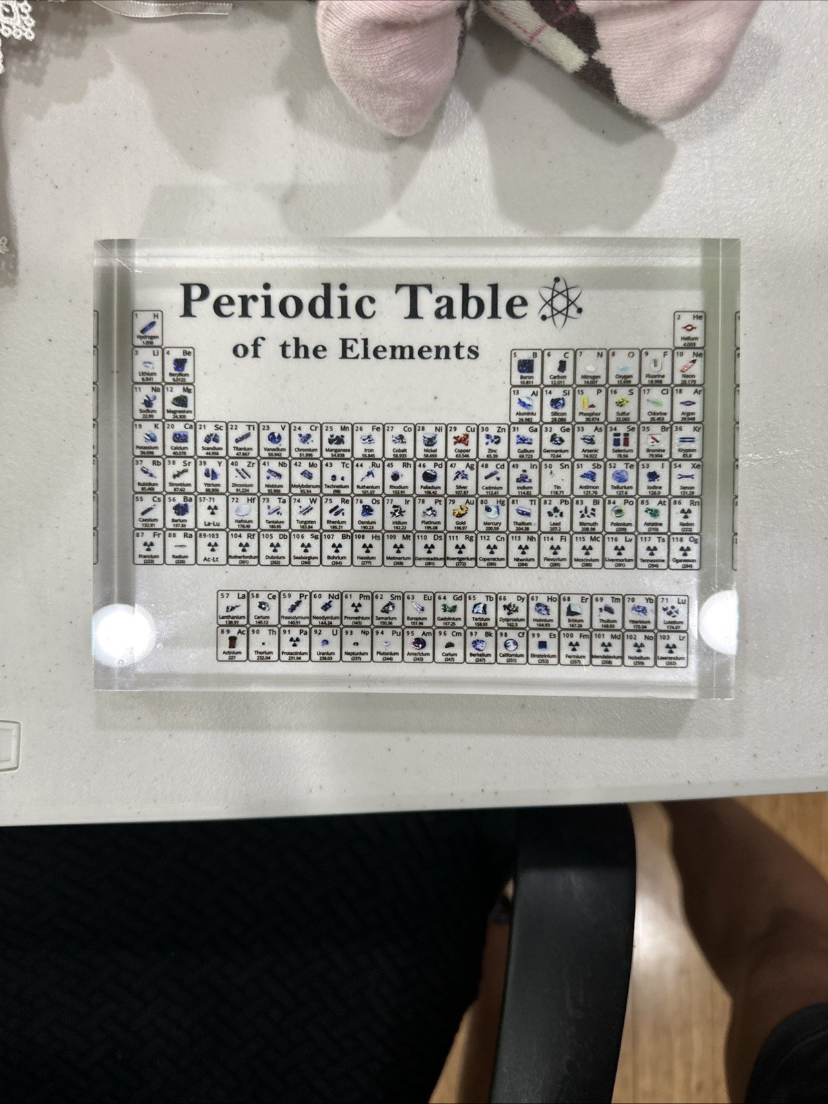 Periodic Table Of The Elements, Acrylic,