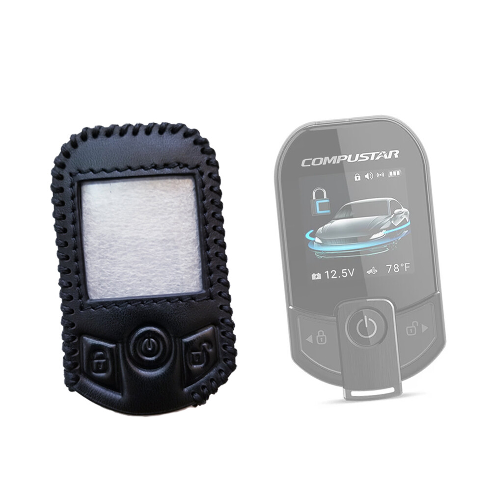 Leather Case for Compustar PRO T13 remote Compustar RFX-P2WT13-SF leather case