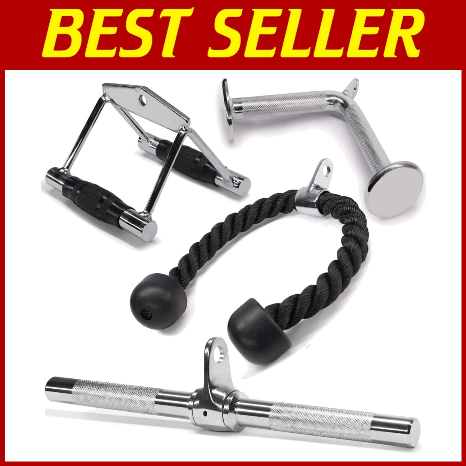 Heavy-Duty 880 LB Capacity Cable Machine Accessories for Gym