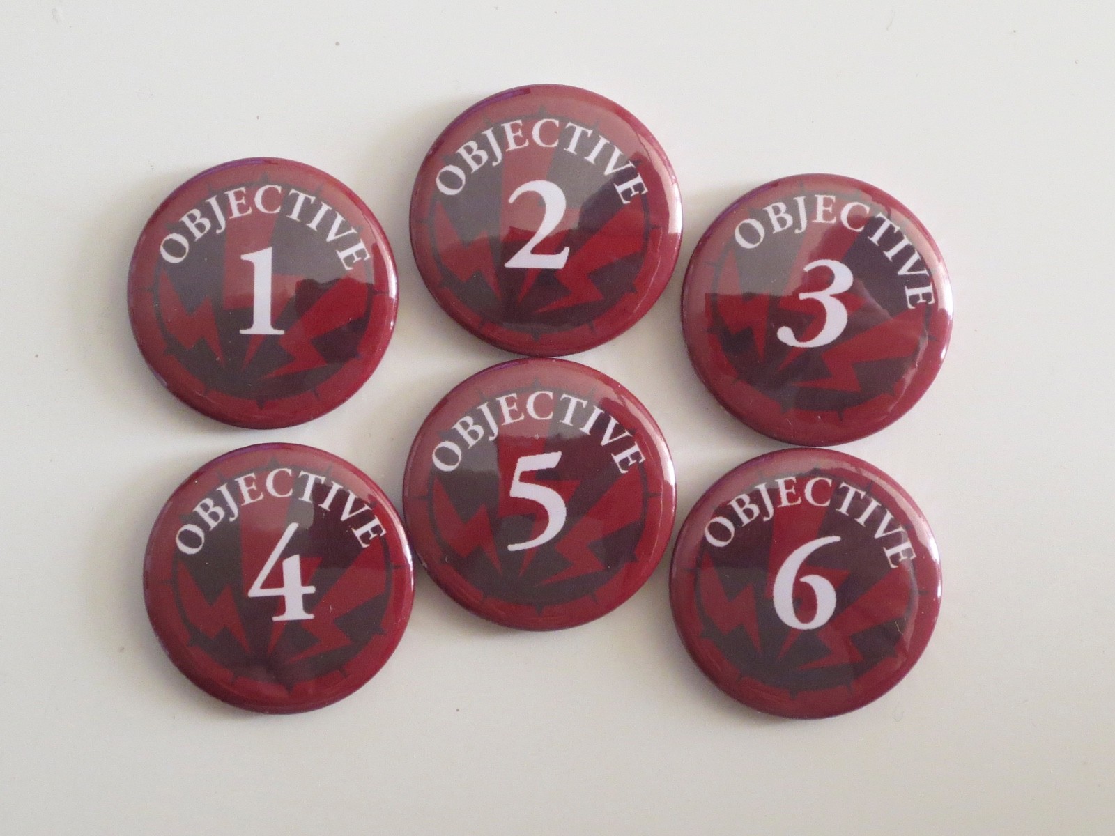 1 - 6 Objectives Game Markers - Warhammer Age of Sigmar Games Workshop