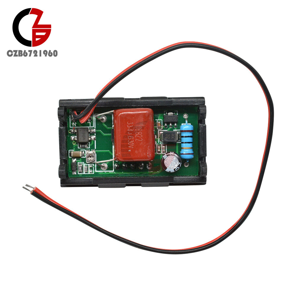 AC 70-500V Voltmeter 0.56" Inch Mini Digital Green LED Voltage Panel Volt Meter