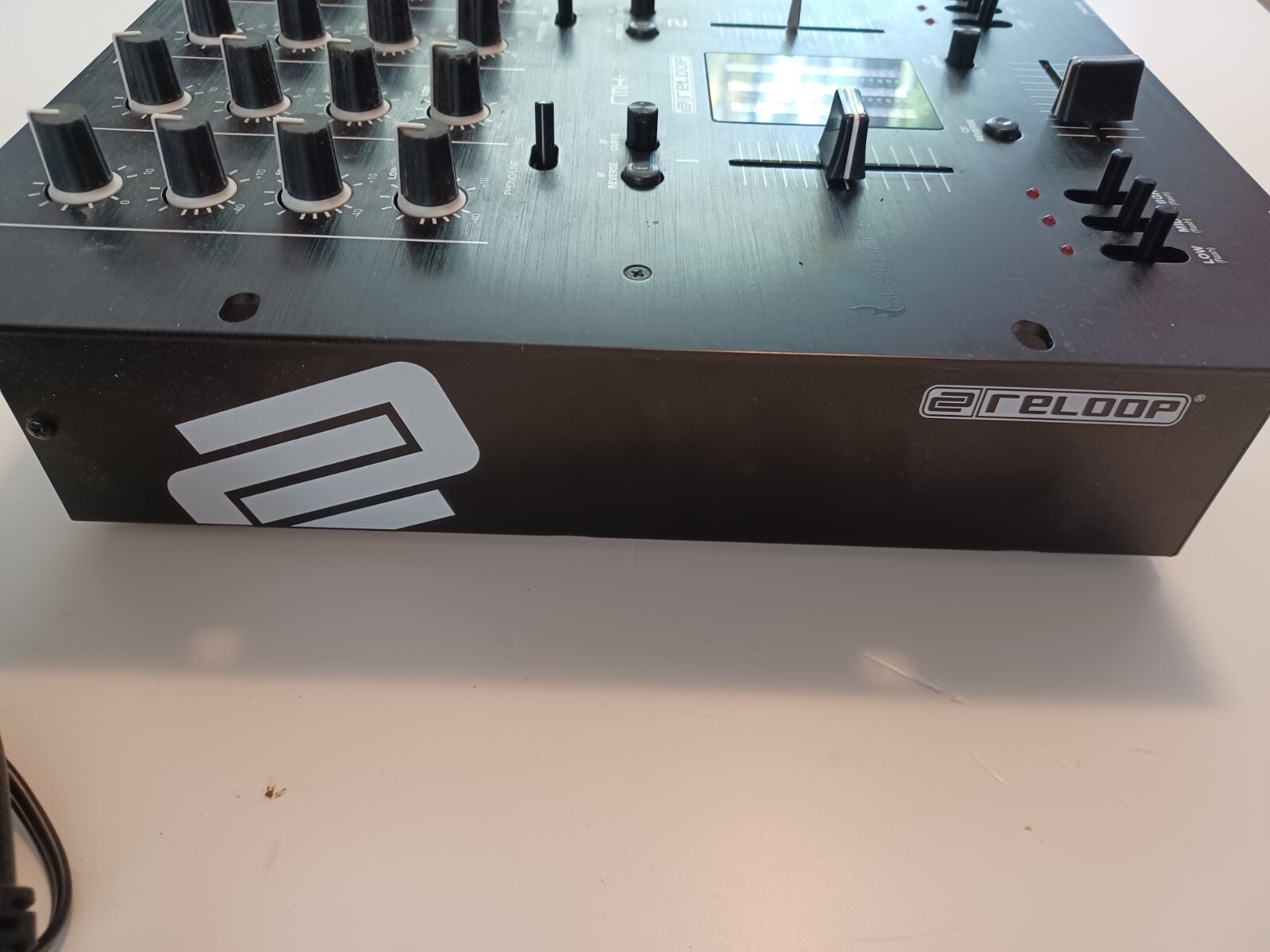 Reloop RMX-20 Black Fire Edition Pro DJ Mixer WORKS