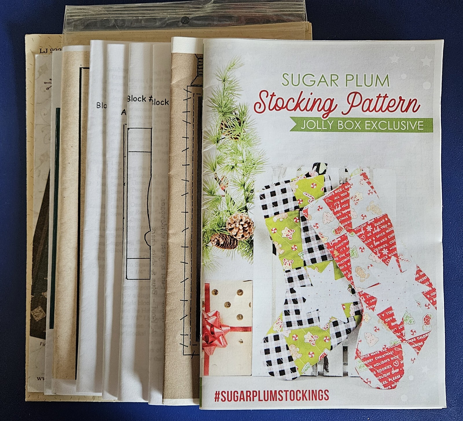 Misc Winter Theme Quilt Patterns; Stockings, Sweatshirts, Blocks, Banner, Quilts