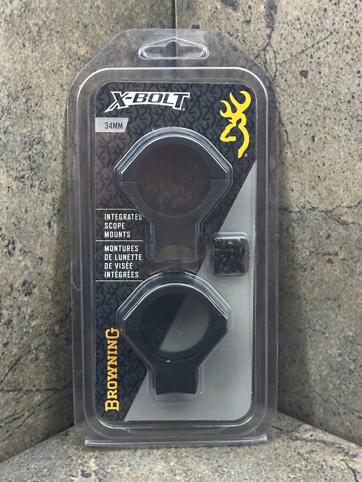 Browning Integrated Scope Mount System 12538 for X-Bolt 34mm Diam Medium Height